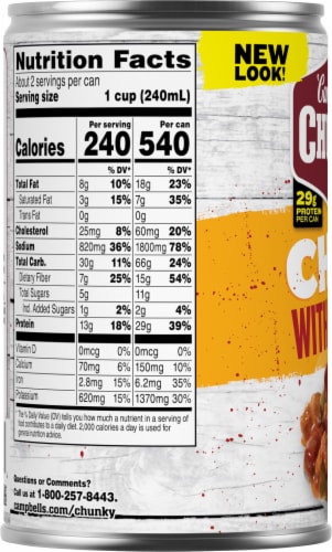 Campbell's Chunky™ Chili with Beans Perspective: left