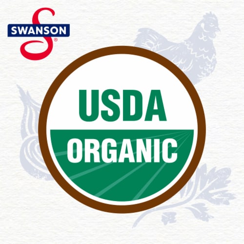 Swanson® 100% Natural Organic Chicken Broth Perspective: left