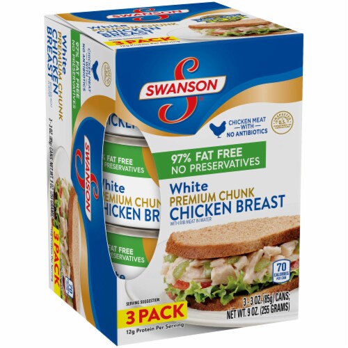 Swanson White Meat Chicken Breast Perspective: left