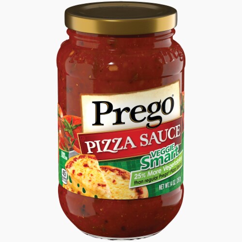 Prego Veggie Smart Pizza Sauce Perspective: left