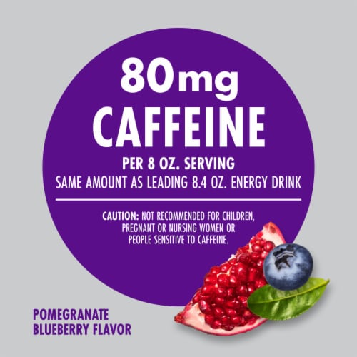 V8® Plus Energy Pomegranate Blueberry Energy Drink Perspective: left