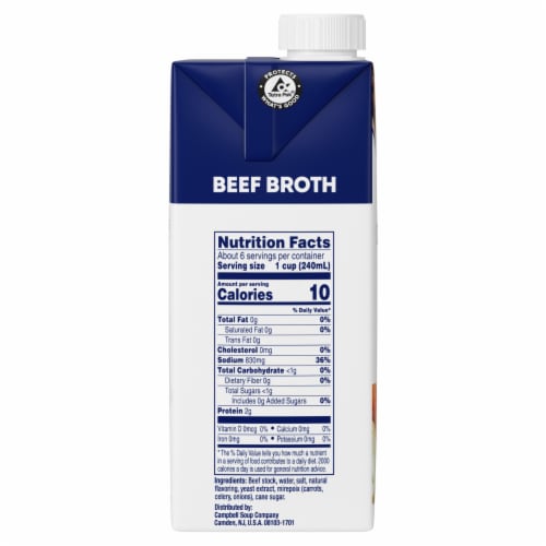 Swanson® Beef Broth Perspective: left