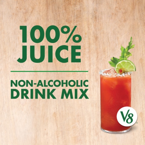 V8 Bloody Mary Mix Perspective: left