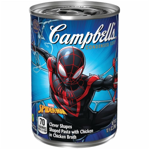 Campbell's Clever Shapes Pasta with Chicken Condensed Soup Perspective: left