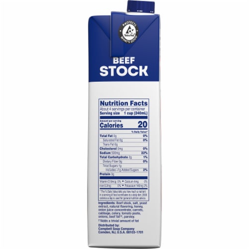Swanson® 100% Natural Beef Stock Perspective: left