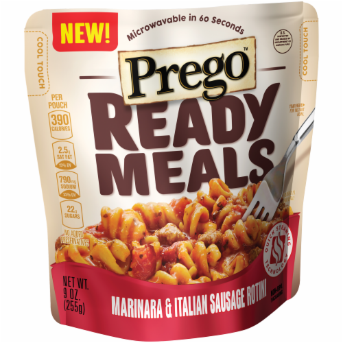 Prego Marinara & Italian Sausage Rotini Perspective: left