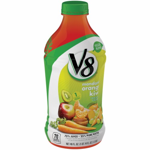 V8 Veggie Blends Mandarin Orange Kiwi Perspective: left