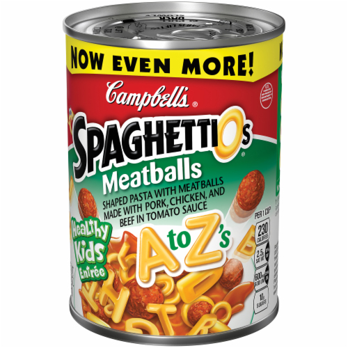 Campbell S Spaghettios A Z With Meatballs 14 Oz Smith S Food And Drug