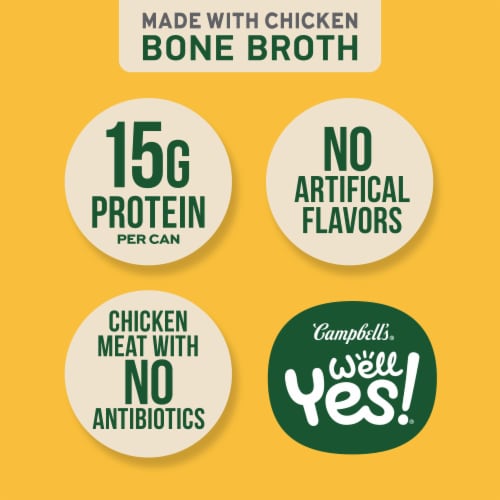 Campbell's® Well Yes!® Chicken Noodle Soup Perspective: left