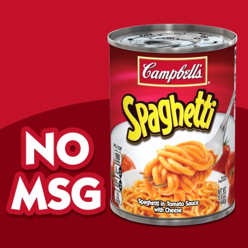 Campbell's® Canned Spaghetti Perspective: left