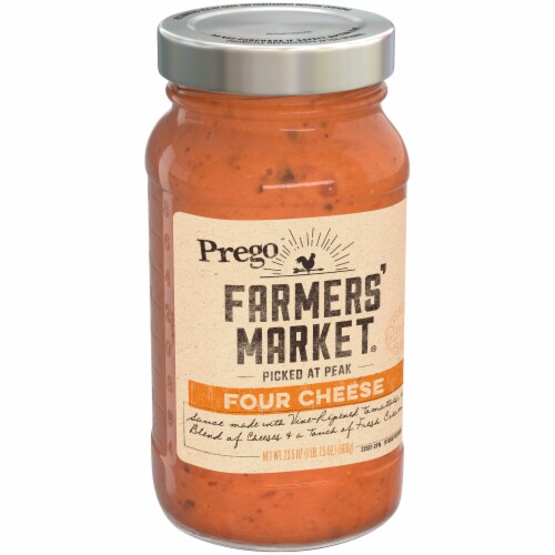 Prego Farmers' Market Four Cheese Sauce Perspective: left