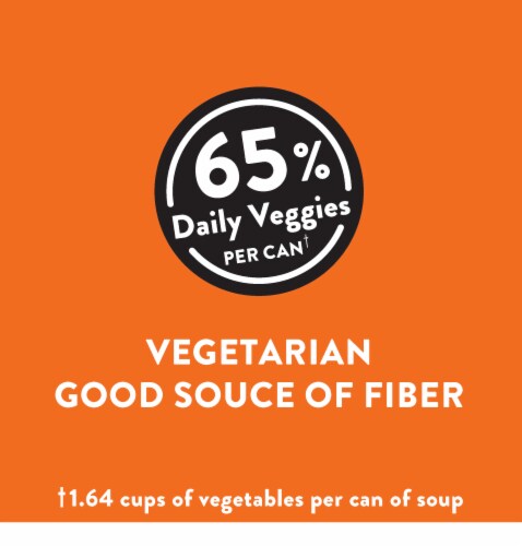 Campbell's® Well Yes!® Hearty Lentil with Vegetables Soup Perspective: left