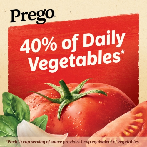 Prego Plant Protein Traditional Pasta Sauce Perspective: left