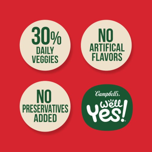Campbell's Well Yes! Power Soup Bowl Cajun Style Chicken Soup Microwavable Bowl Perspective: left
