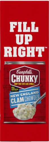 Campbell's Chunky New England Clam Chowder Perspective: left