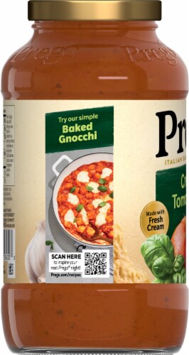 Prego® Creamy Tomato Basil Italian Sauce Perspective: left