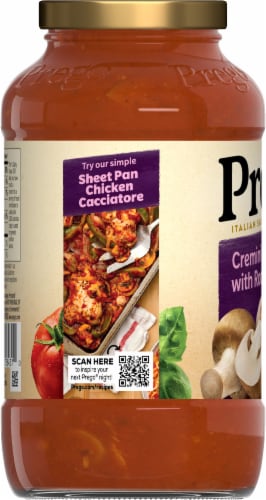 Prego® Cremini Pomodoro with Roasted Garlic Italian Sauce Perspective: left