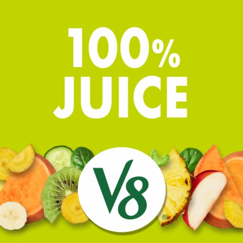 V8® Deliciously Green™ Vegetable & Fruit Juice Blend Perspective: left