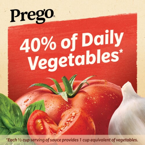 Prego® Tomato Basil & Garlic Chunky Italian Sauce Perspective: left