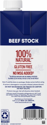 Swanson® 100% Natural Beef Stock Perspective: left