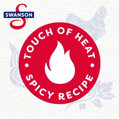 Swanson 100% Natural Spicy Chicken Broth Perspective: left