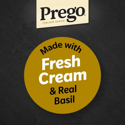 Prego Creamy Parmesan Pesto Pasta Sauce Perspective: left