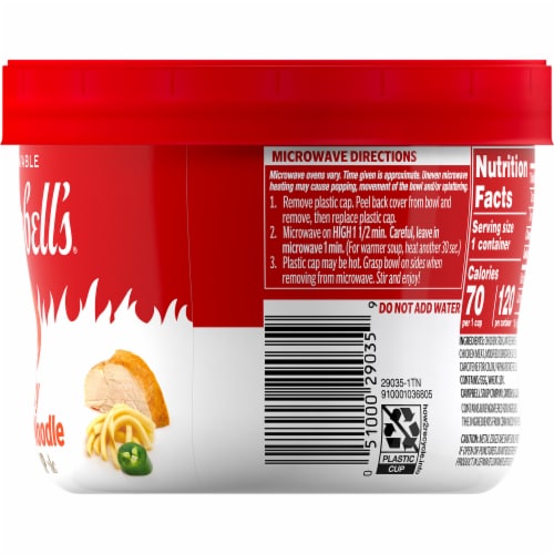 Campbell'S Spicy Chicken Noodle Soup Perspective: left