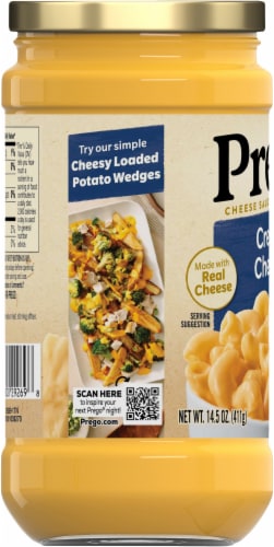 Prego® Creamy Cheddar Cheese Sauce Perspective: left