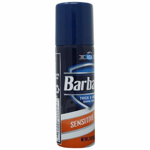 Barbasol Sensitive Skin Thick & Rich Shaving Cream Perspective: left