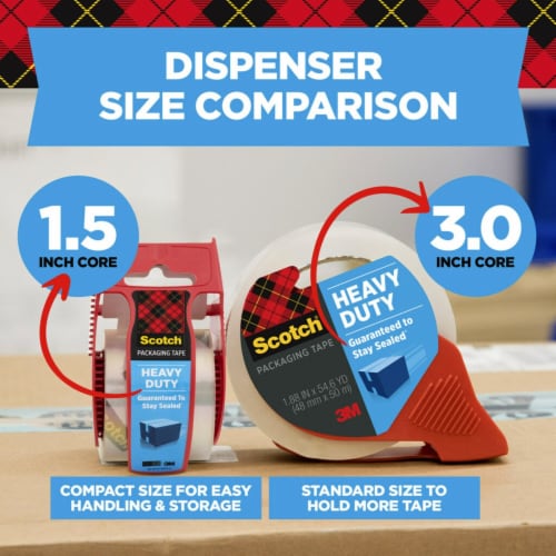 Scotch® Shipping Heavy Duty Packing Tape Perspective: left