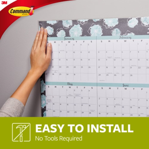 Command™ Damage-Free Hanging Small Poster Strips - White Perspective: left