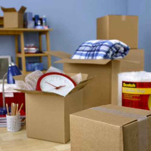 Scotch® Long Lasting Storage Packing Tape Perspective: left