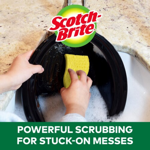 Scotch-Brite® Heavy Duty Scrub Sponges Perspective: left