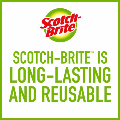 Scotch-Brite® Stainless Steel Scrubbing Pads Perspective: left
