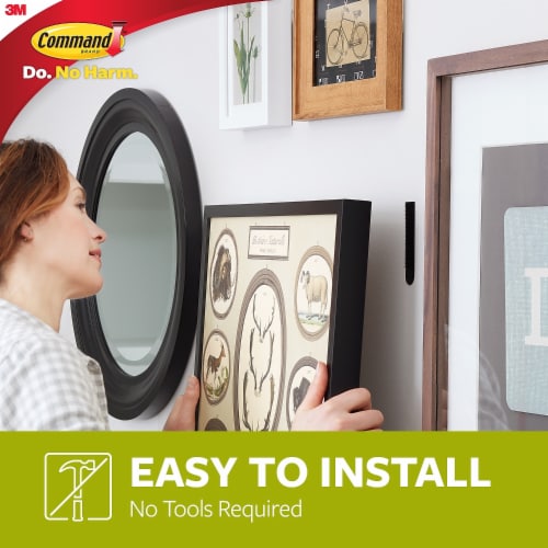 Command™ Medium Picture Hanging Strips - Black Perspective: left