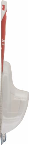Command™ Damage-Free Medium Frosted Bath Hooks Perspective: left
