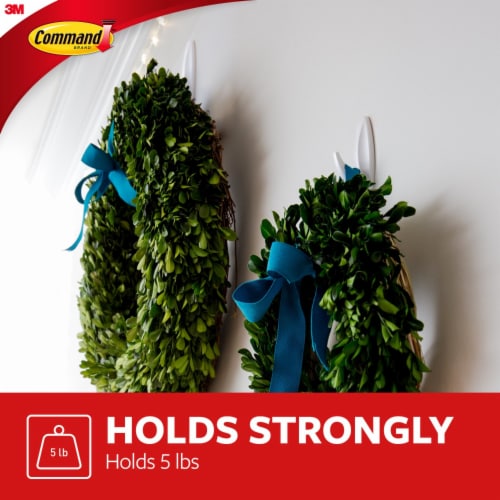 Command™ Large Designer Hooks - White Perspective: left