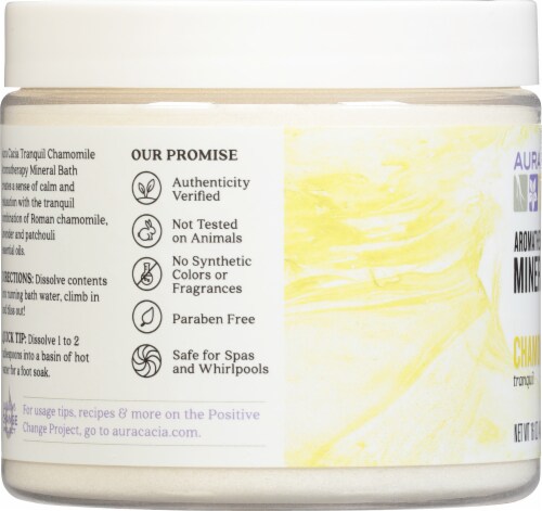 Aura Cacia® Chamomile Tranquil Aromatherapy Mineral Bath Perspective: left