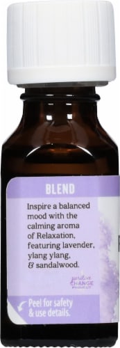 Aura Cacia Relaxation Essential Oil Perspective: left