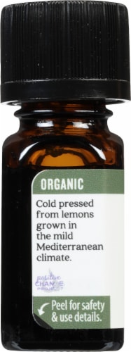 Aura Cacia Lemon Oil Perspective: left