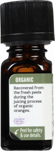 Aura Cacia Organic Sweet Orange Oil Perspective: left