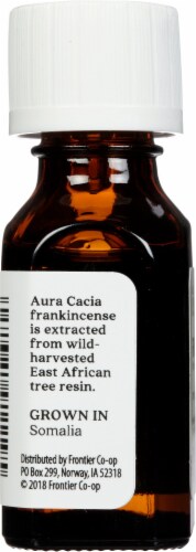 Aura Cacia Frankincense Essential Oil Perspective: left
