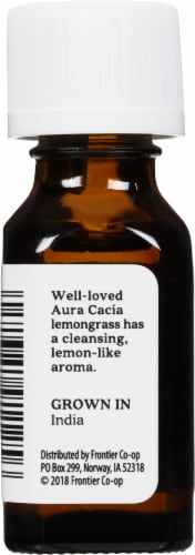 Aura Cacia® Lemongrass Oil Essential Oil Perspective: left