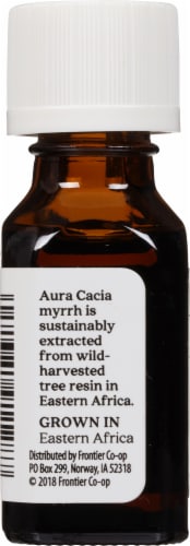 Aura Myrrh Essential Oil Perspective: left