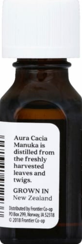 Aura Cacia Manuka Pure Essential Oil Perspective: left