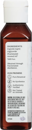 Aura Cacia Coconut Fractionated Skin Care Oil Perspective: left