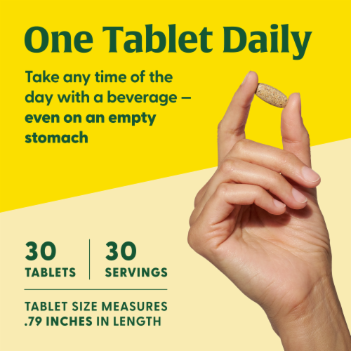 MegaFood® Women's One Daily Multivitamin Tablets Perspective: left