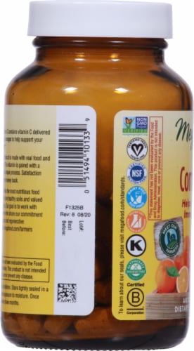 MegaFood® Complex C Tablets Perspective: left