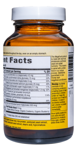 MegaFood® One Daily Multivitamin Tablets Perspective: left
