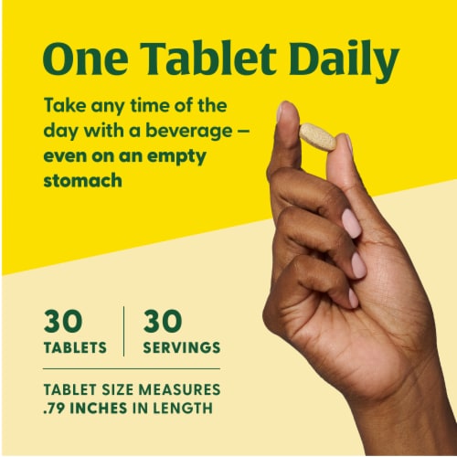 MegaFood® Women Over 40 One Daily Multi Vitamin Tablets Perspective: left